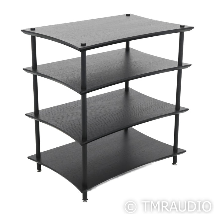 Quadraspire Q4 EVO 4 Shelf Isolation Rack; Black