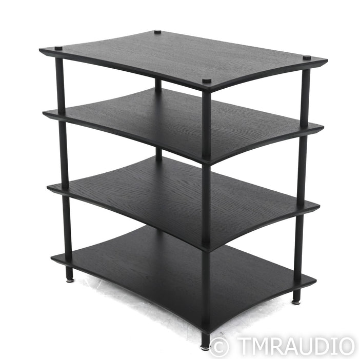 Quadraspire Q4 EVO 4 Shelf Isolation Rack; Black