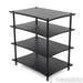 Quadraspire Q4 EVO 4 Shelf Isolation Rack; Black