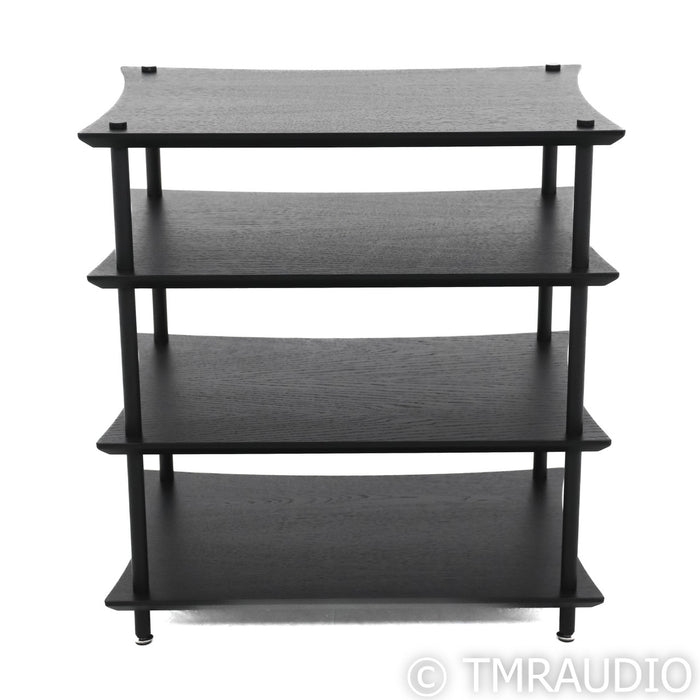 Quadraspire Q4 EVO 4 Shelf Isolation Rack; Black