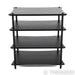 Quadraspire Q4 EVO 4 Shelf Isolation Rack; Black