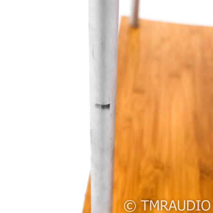 Quadraspire Q4 EVO 3 Shelf Isolation Rack; Natural Bamboo