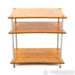 Quadraspire Q4 EVO 3 Shelf Isolation Rack; Natural Bamboo