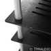 Quadraspire SVT 4 Shelf Isolation Rack; Black