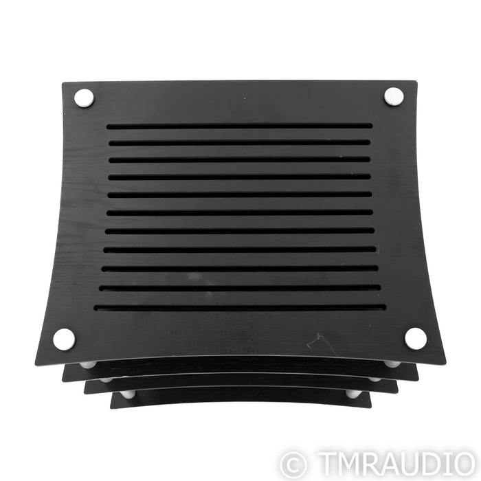 Quadraspire SVT 4 Shelf Isolation Rack; Black
