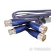 AudioQuest Water XLR Cables; 1m Pair Balanced Interconnects; 72v DBS