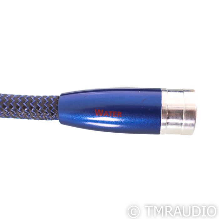 AudioQuest Water XLR Cables; 1m Pair Balanced Interconnects; 72v DBS