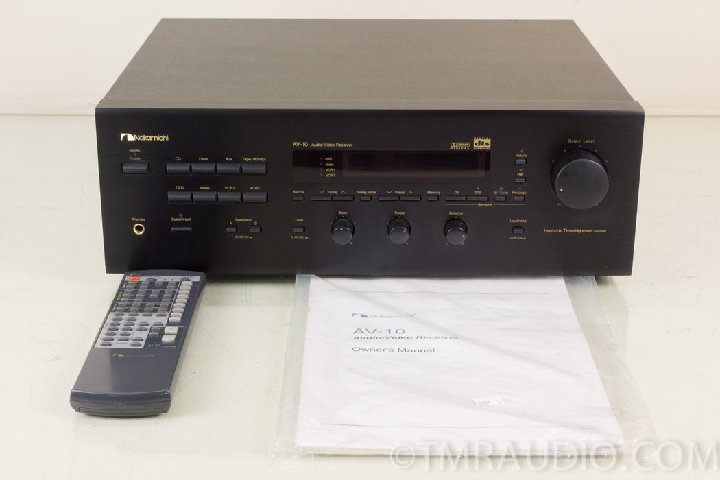 Nakamichi AV-10 5.1 Channel 750 Watt Home Theater / Stereo Receiver