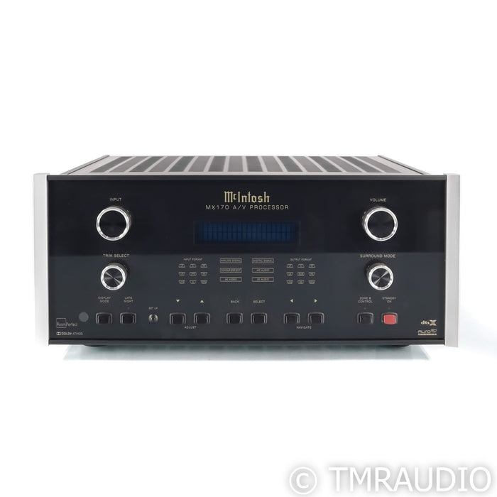 McIntosh MX170 15.1 Channel Home Theater Processor; MX-170; 4K UHD; MM Phono
