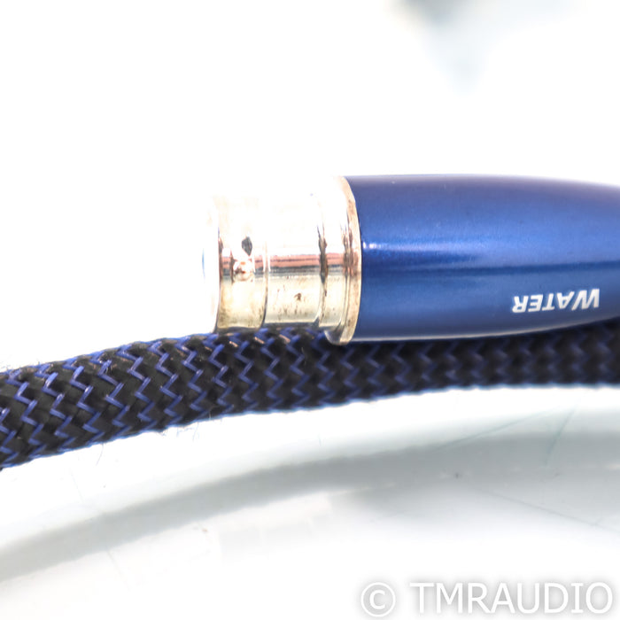AudioQuest Water XLR Cables; 1.5m Pair Balanced Interconnects; 72v DBS
