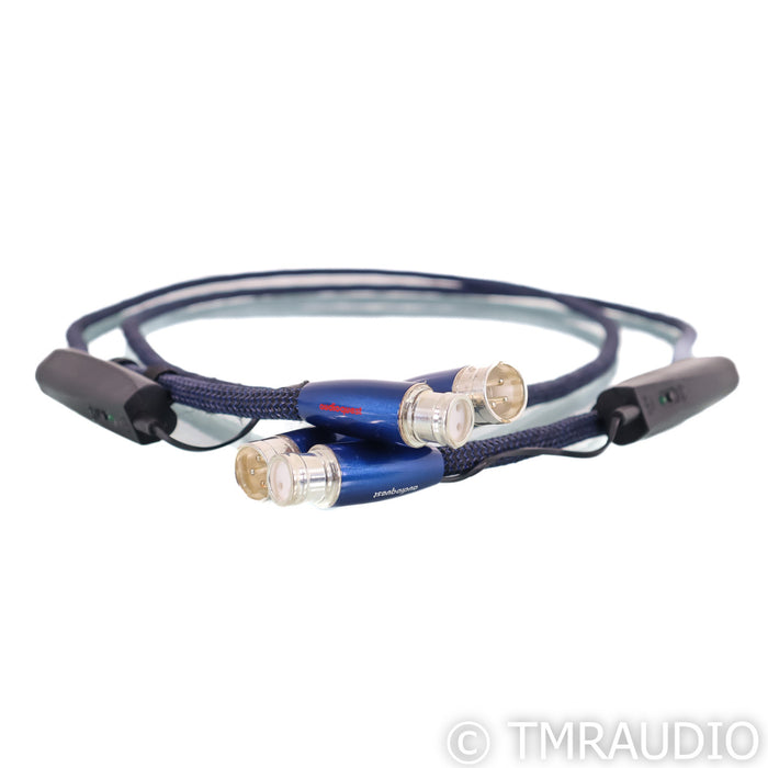 AudioQuest Water XLR Cables; 1.5m Pair Balanced Interconnects; 72v DBS