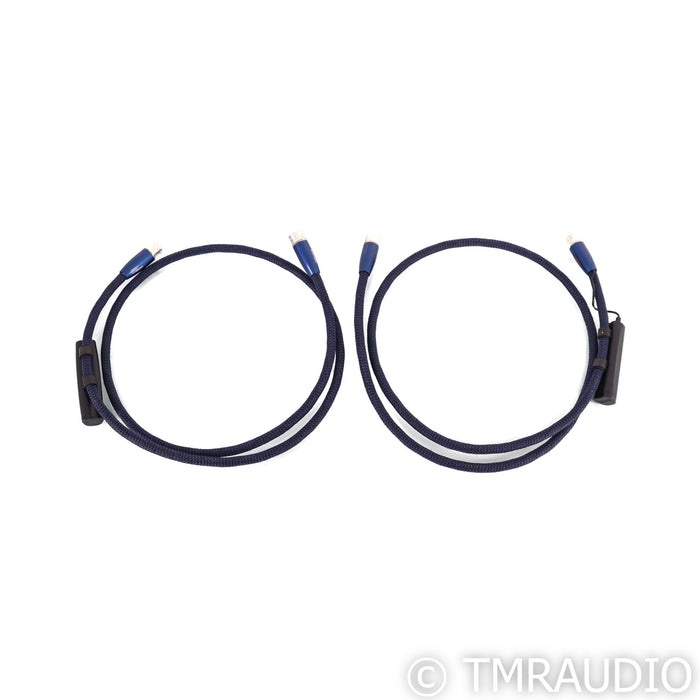 AudioQuest Water XLR Cables; 1.5m Pair Balanced Interconnects; 72v DBS