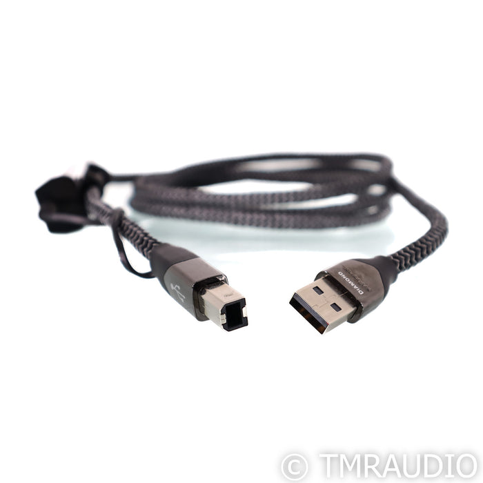 AudioQuest Diamond USB Cable; 1.5m Digital Interconnect; 72v DBS
