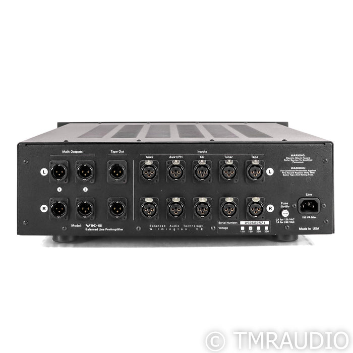 BAT VK-5i Balanced Stereo Tube Preamplifier; VK5i