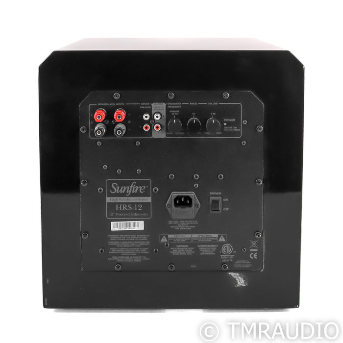 Sunfire HRS-12 12" Powered Subwoofer; Black (No Grill)