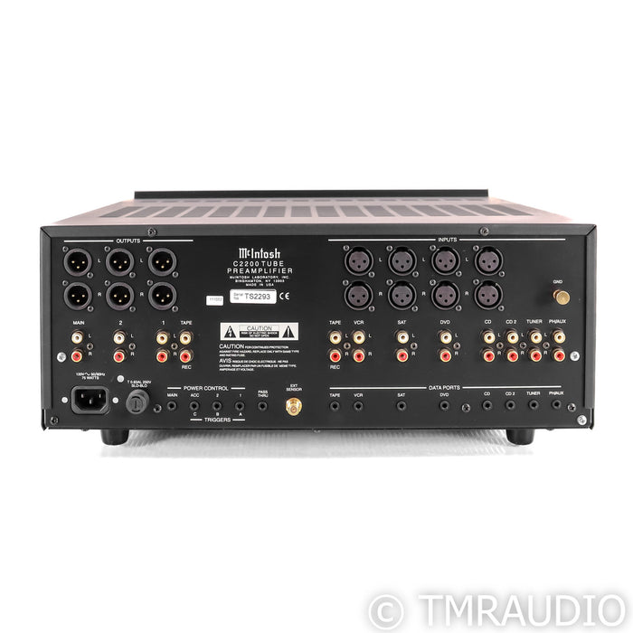 McIntosh C2200 Stereo Tube Preamplifier; C-2200; MM Phono