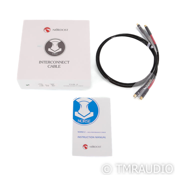 Nordost Tyr 2 RCA Cables; 1m Pair Interconnects (Open Box)