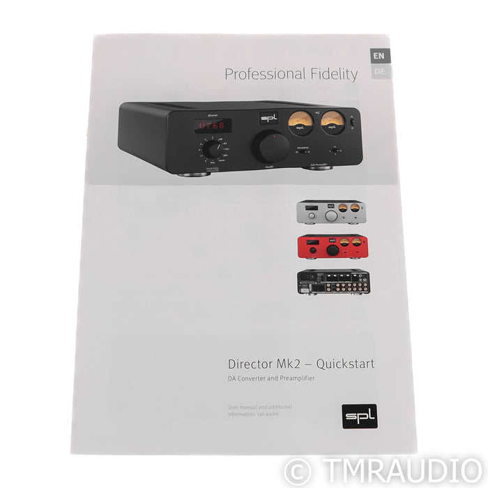 SPL Director Mk2 DAC / Preamplifier; D/A Converter