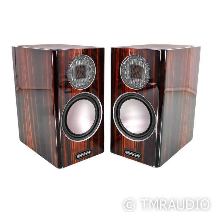 Monitor Audio Gold 100 Bookshelf Speakers; Piano Ebony Pair