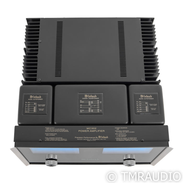 McIntosh MC302 Stereo Power Amplifier; MC-302