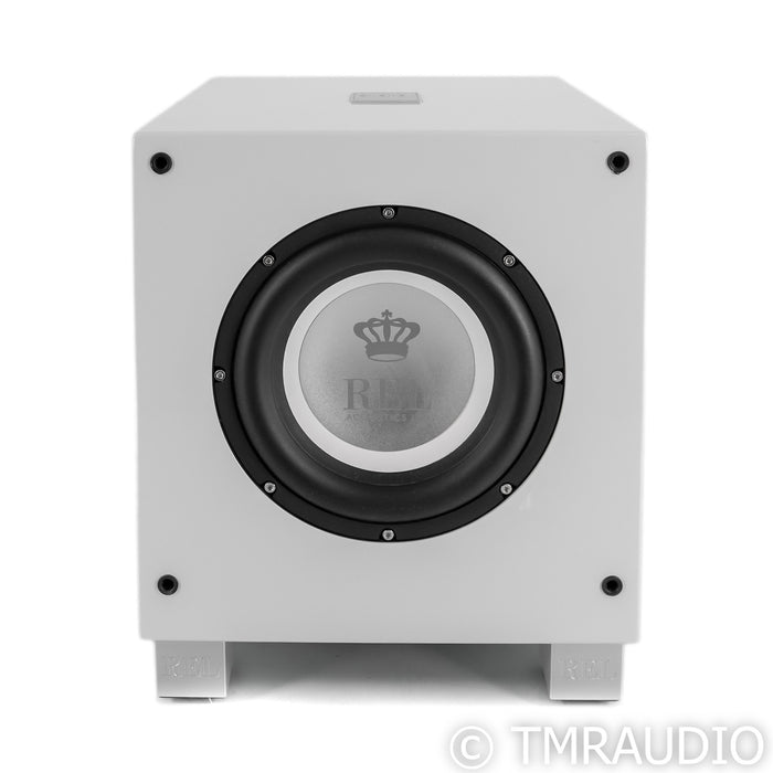 REL T/7i 8" Powered Subwoofer; Piano White