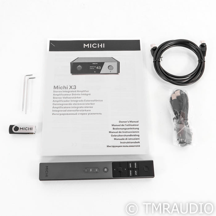Michi X3 Stereo Integrated Amplifier; X-3; MM Phono