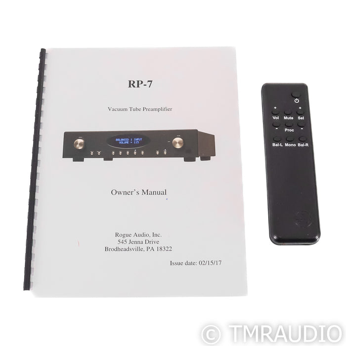 Rogue Audio RP-7 Stereo Tube Preamplifier