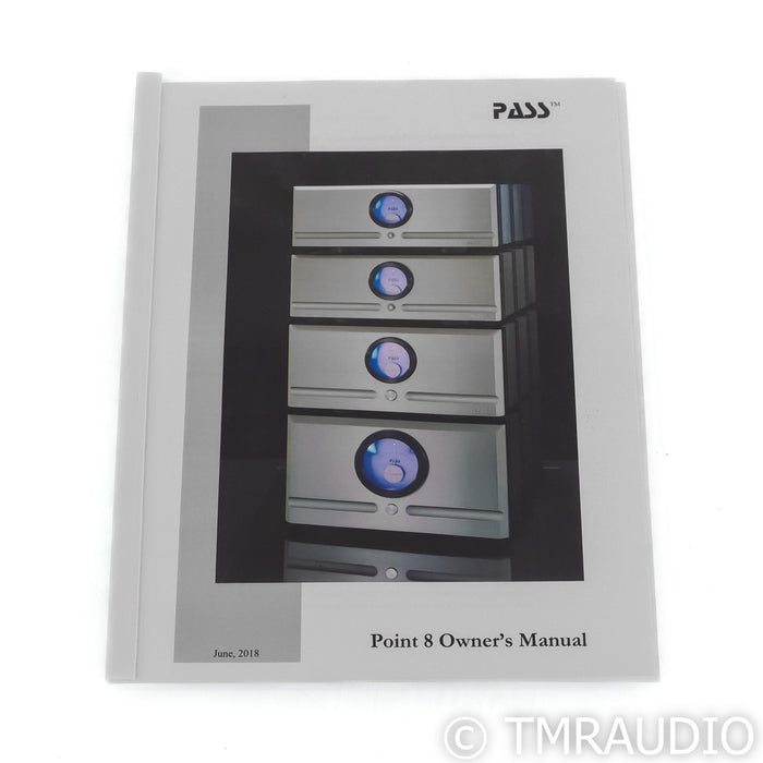 Pass Labs X250.8 Stereo Power Amplifier; X-250.8