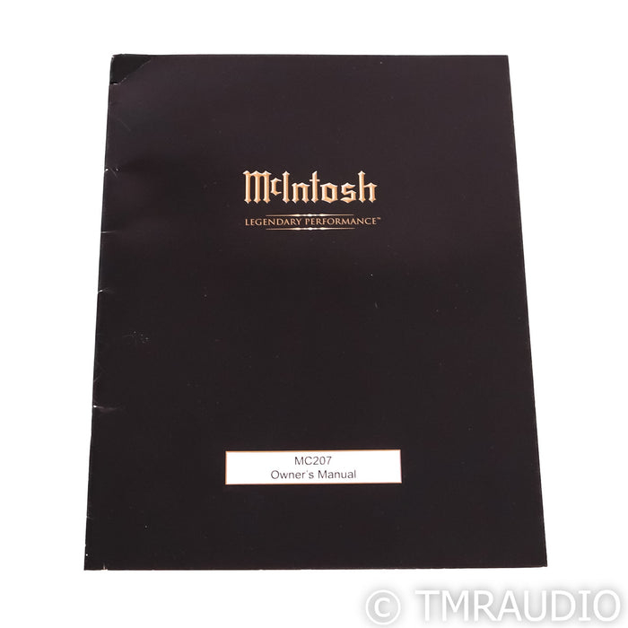 McIntosh MC207 Seven Channel Power Amplifier; MC-207