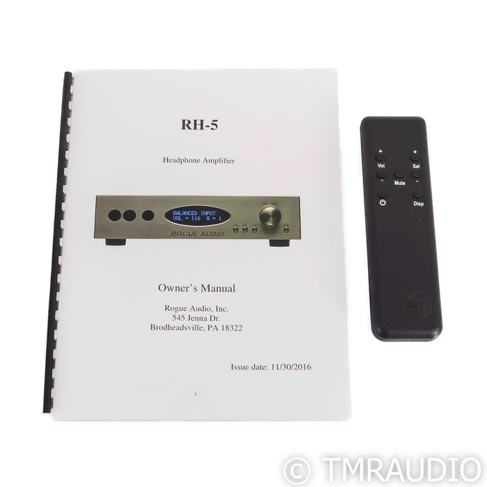 Rogue Audio RH-5 Tube Headphone Amplifier
