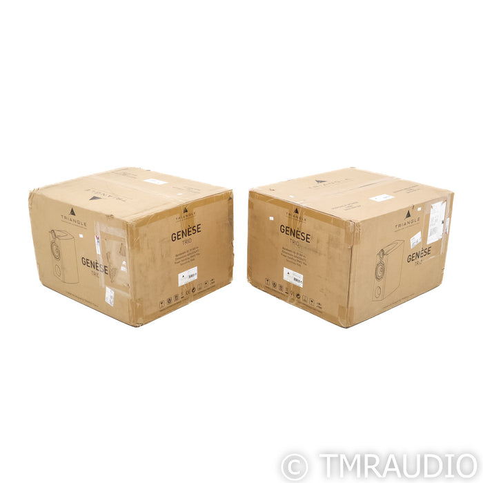 Triangle Gen√©se Trio Bookshelf Speakers; Black Pair (New Old Stock)