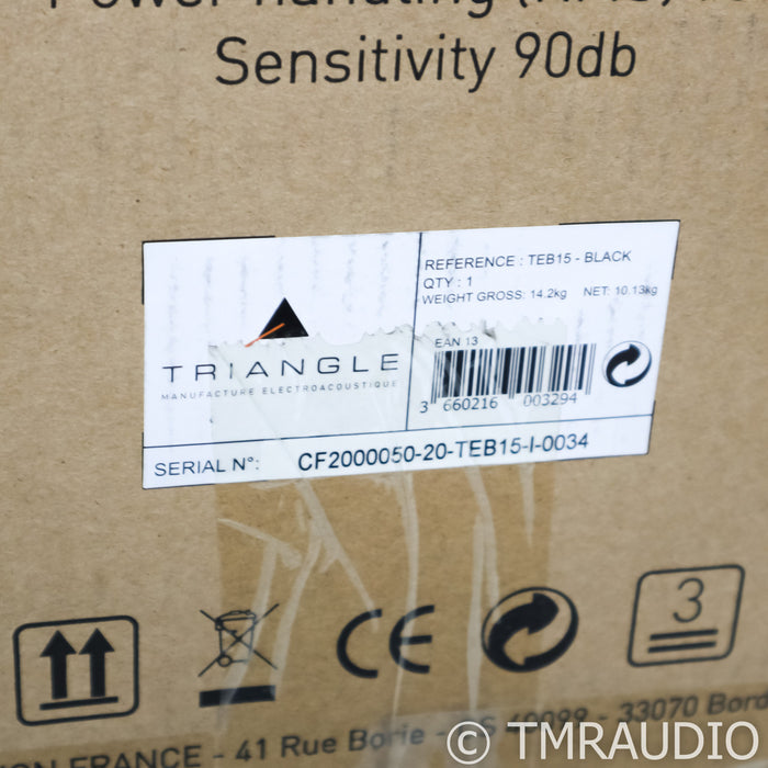 Triangle Gen√©se Trio Bookshelf Speakers; Black Pair (New Old Stock)