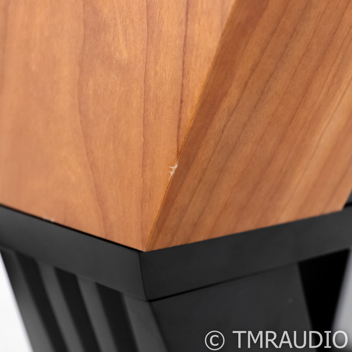 Lawrence Audio Violin SE Floorstanding Speakers; Cherry Pair w/ Stands