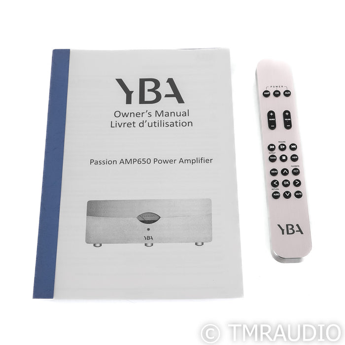 YBA Passion AMP650 Stereo / Mono Power Amplifier; AMP-650