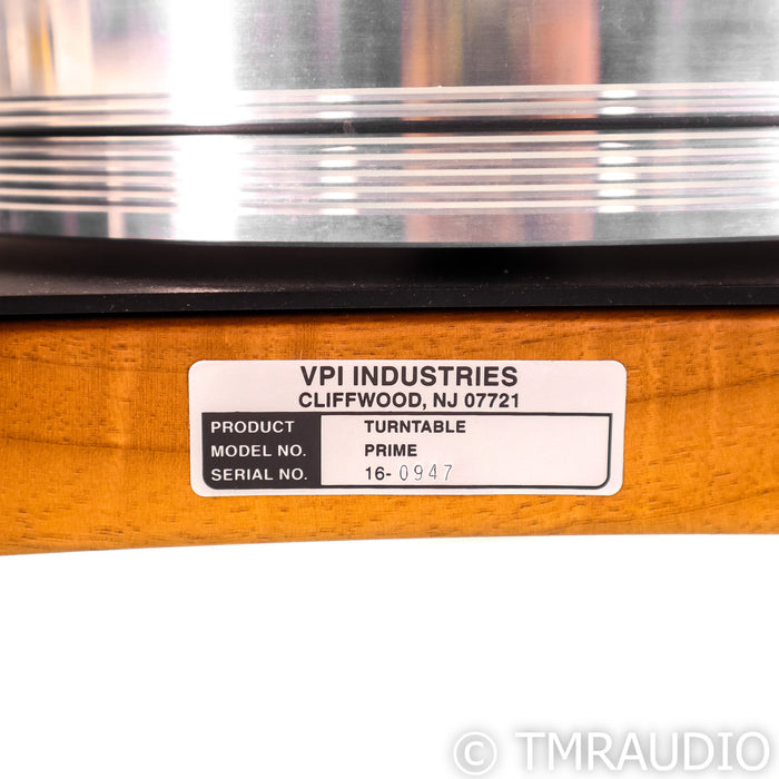 VPI Prime 21 Belt Drive Turntable; Koetsu Black Goldline MC Cartridge