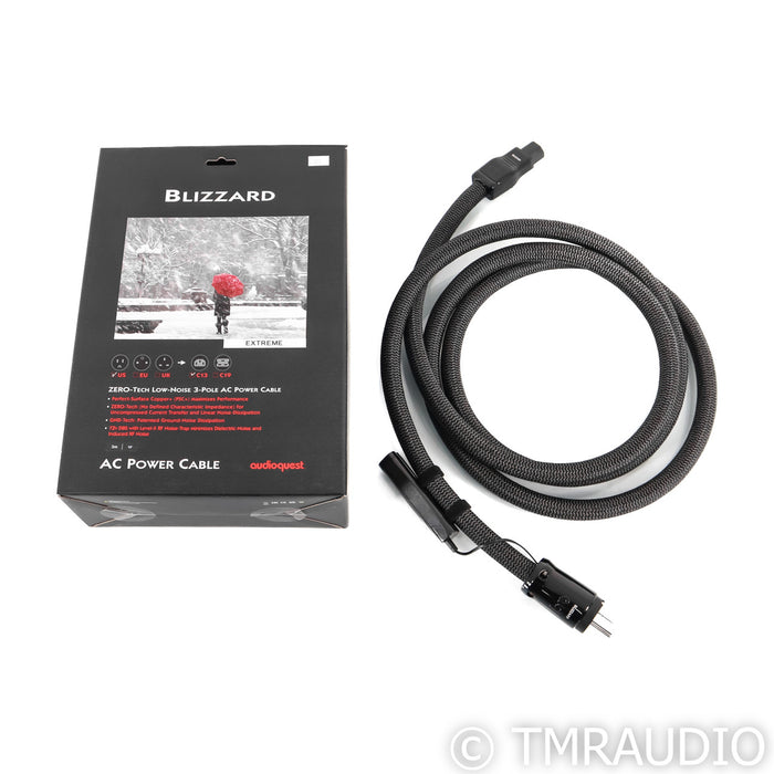 AudioQuest Blizzard XTRM Power Cable; 3m AC Cord; 72v DBS