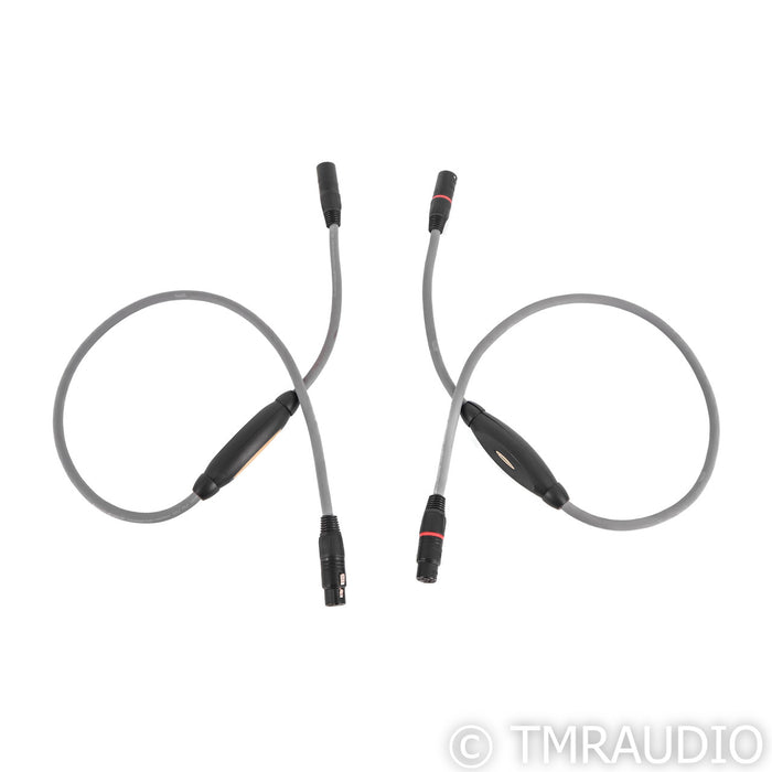 Transparent Audio MusicLink Plus XLR Cables; 1m Pair Balanced Interconnects