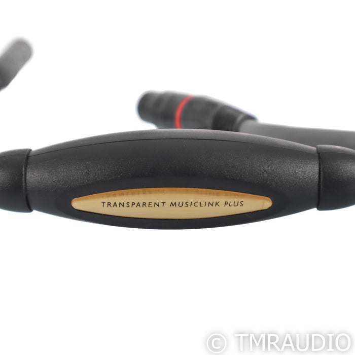 Transparent Audio MusicLink Plus XLR Cables; 1m Pair Balanced Interconnects