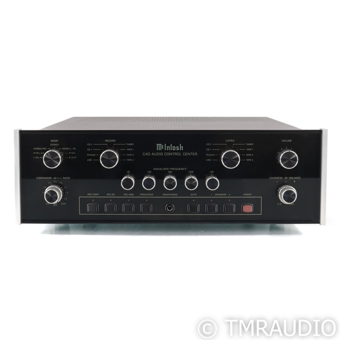 McIntosh C40 Stereo Preamplifier; C-40; MM Phono