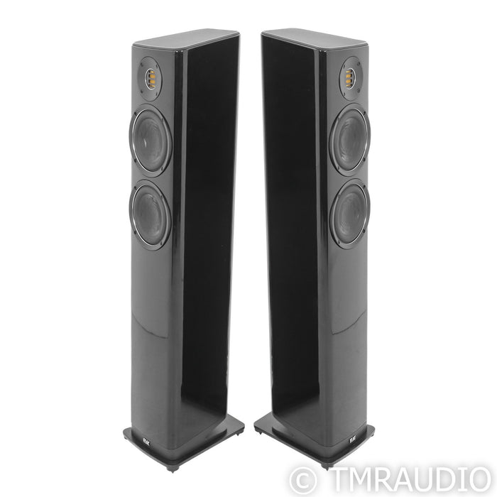 ELEC Vela FS407 Floorstanding Speakers; Piano Black Pair