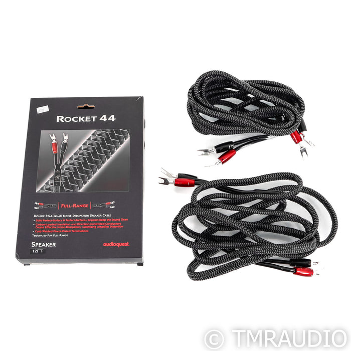 AudioQuest Rocket 44 Speaker Cables; 12ft Pair Spade