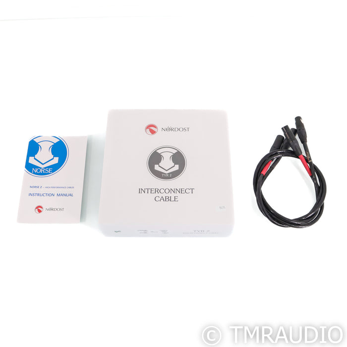 Nordost Tyr 2 XLR Cables; 1m Pair Balanced Interconnects