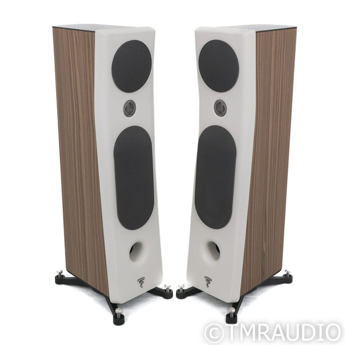Focal Kanta No. 2 Floorstanding Speakers; Walnut & Ivory Pair (Open Box)