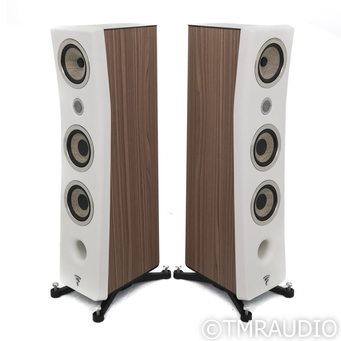 Focal Kanta No. 2 Floorstanding Speakers; Walnut & Ivory Pair (Open Box)