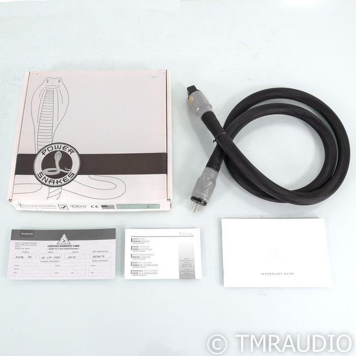 Shunyata Research Alpha HC Power Cable; 1.75m AC Cord; C19