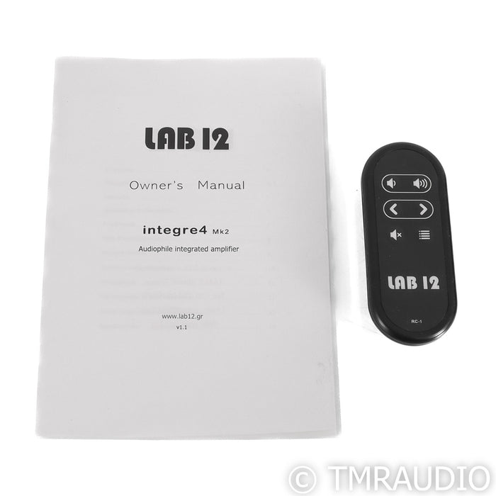 Lab 12 Integre 4 Mk2 Stereo Integrated Tube Amplifier; Mk II
