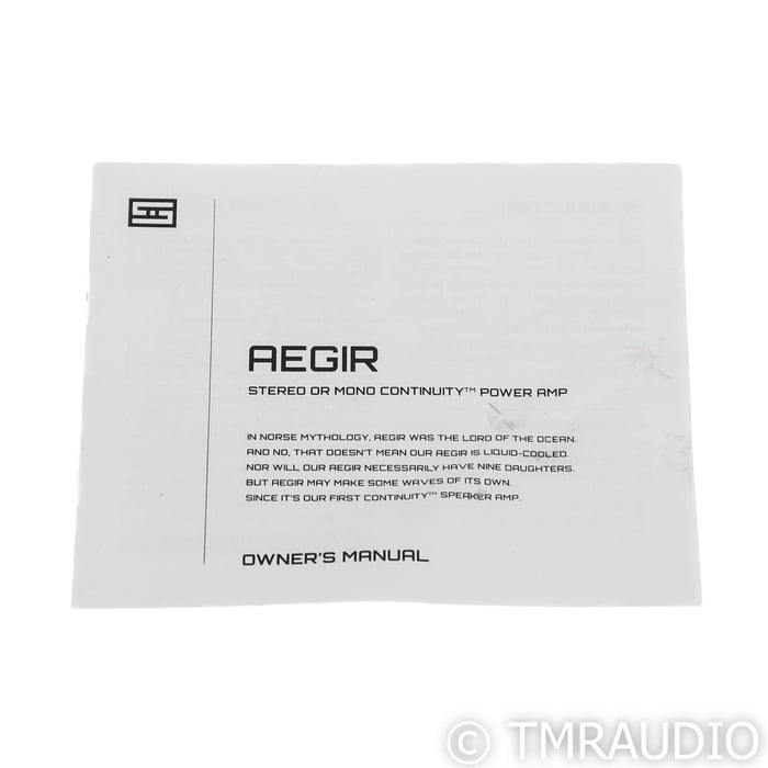 Schiit Audio Aegir Stereo / Mono Power Amplifier