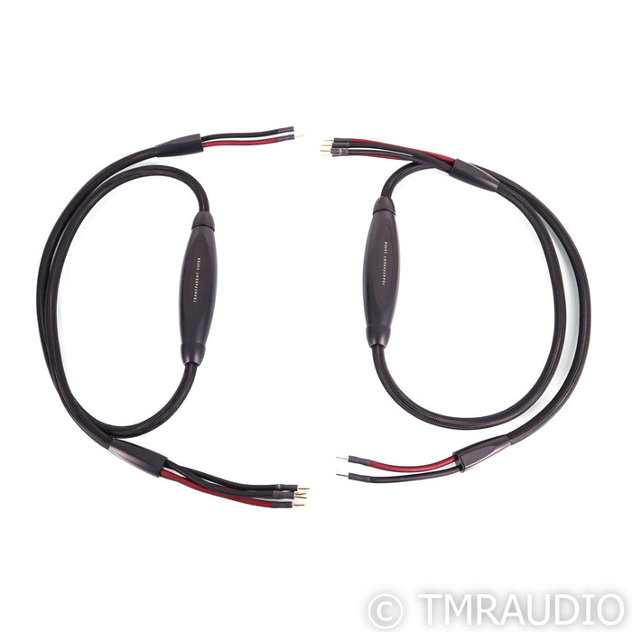 Transparent Audio Super Gen 5 Bi-Wire Speaker Cable; 8ft Pair Banana