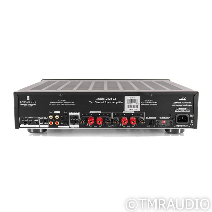 Parasound Model 2125 v.2 Stereo Power Amplifier; New Classic