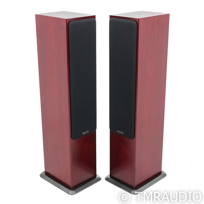 Monitor Audio Silver 6 Floorstanding Speakers; Rosenut Pair